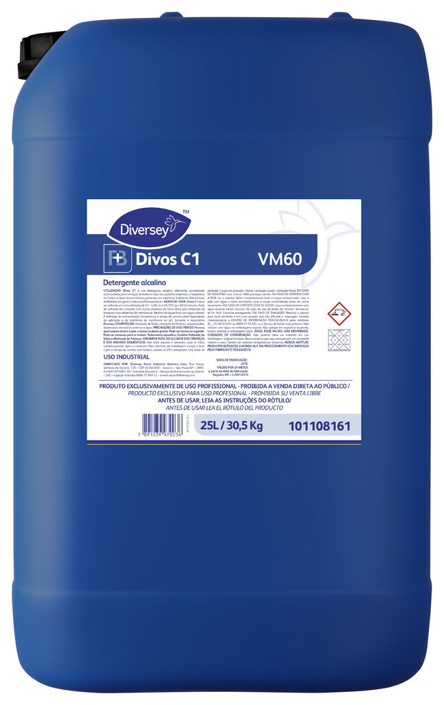 DIVOS C1 VM60 25L - DETERGENTE ALCALINO